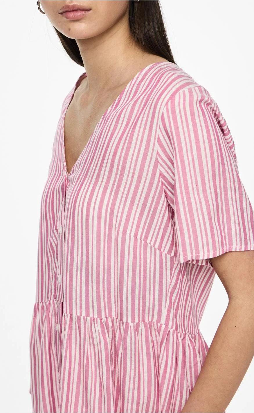 PIECES Top - Alvina - Ibis Rose