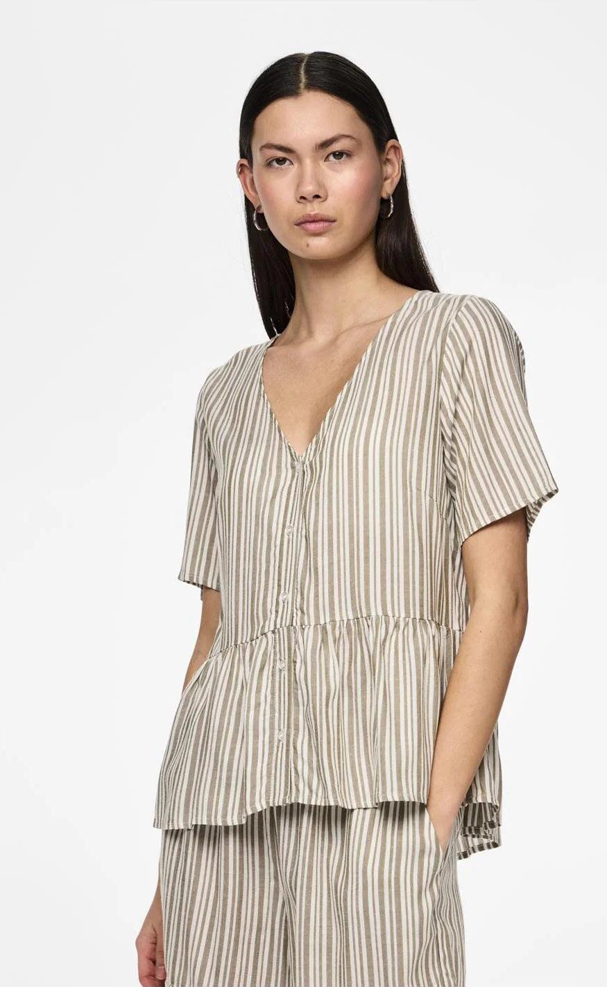 PIECES Top - Alvina - Laurel Oak