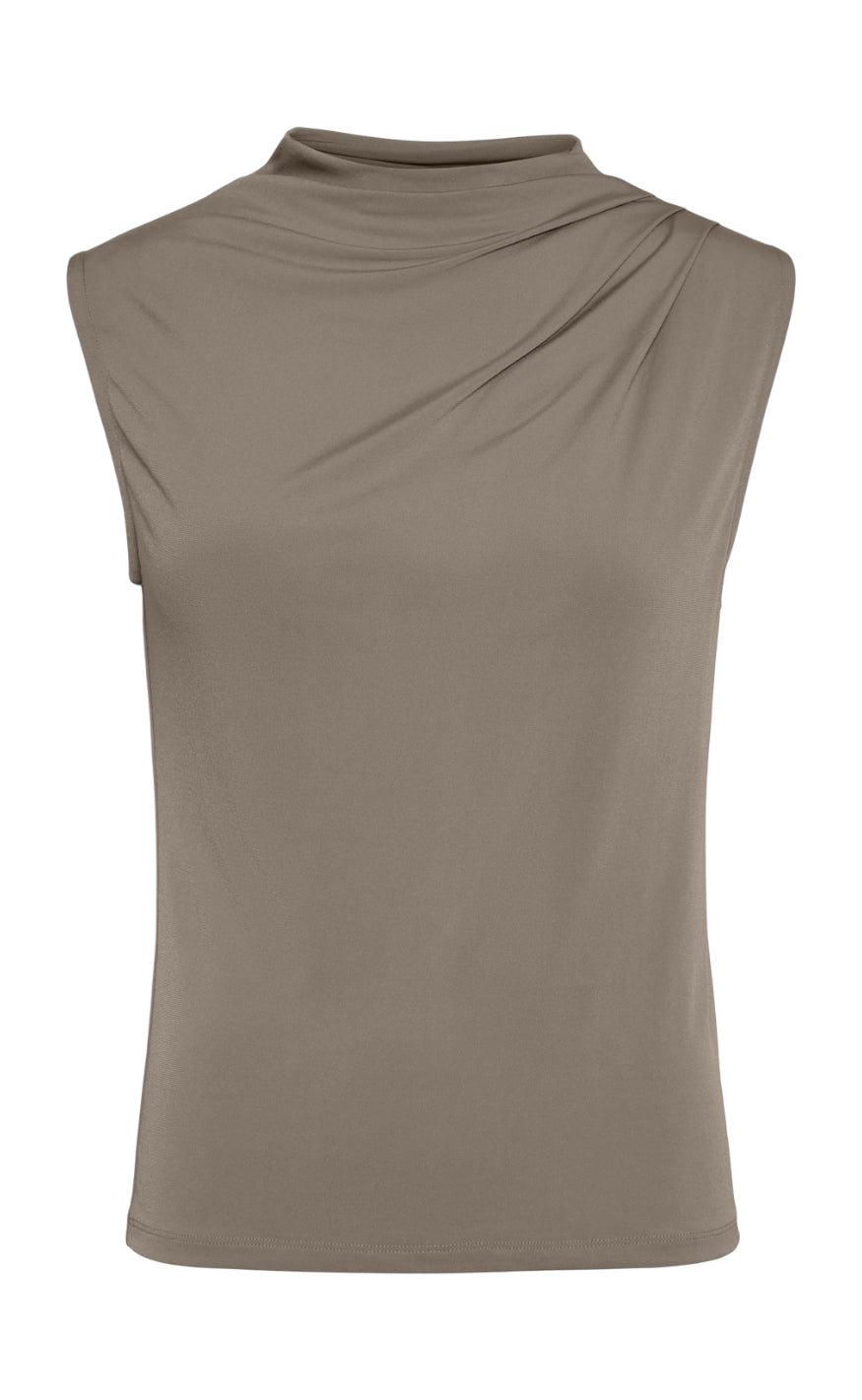 PIECES Top - Madison - Taupe Grey