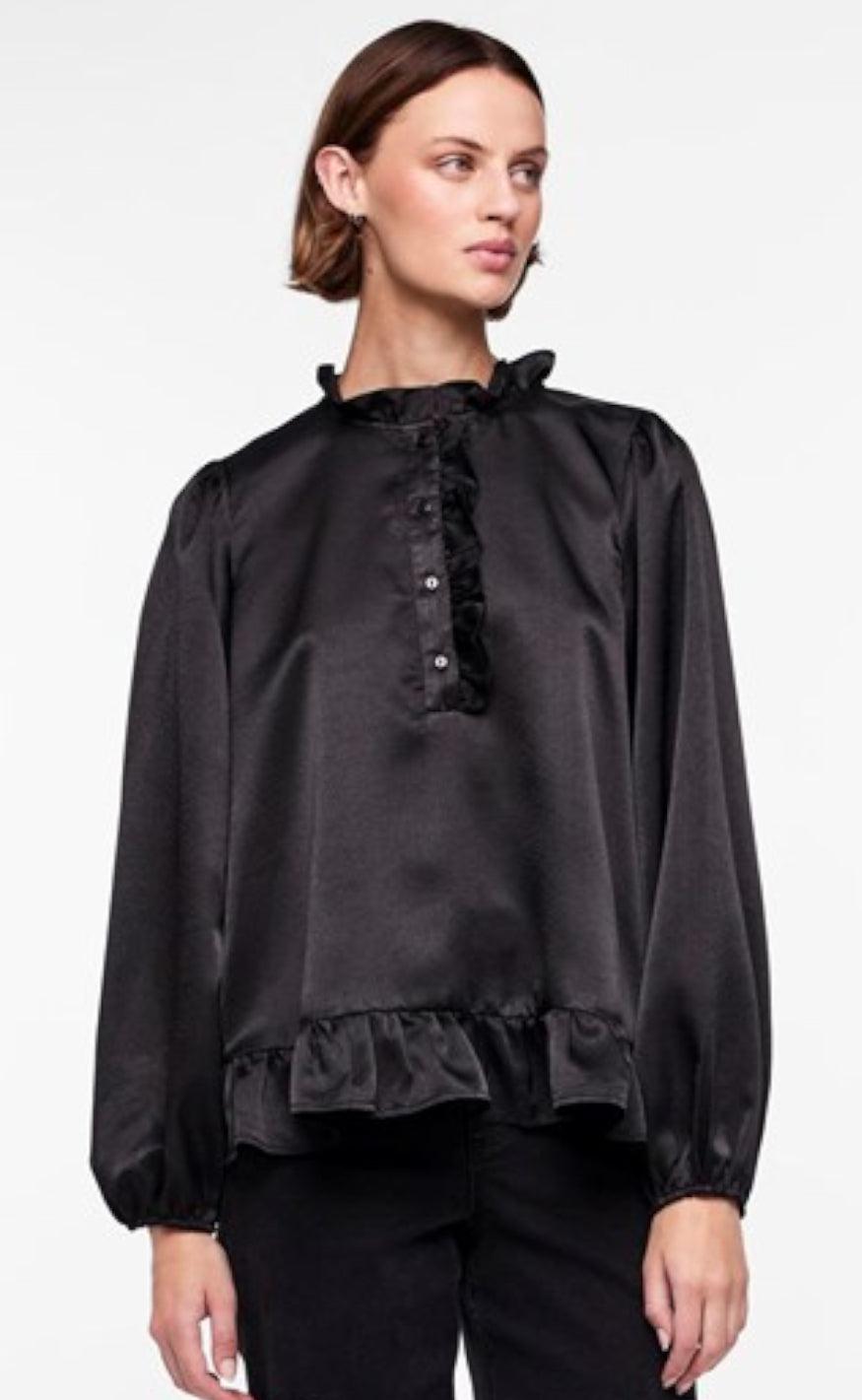 PIECES Top - Nessa - Black