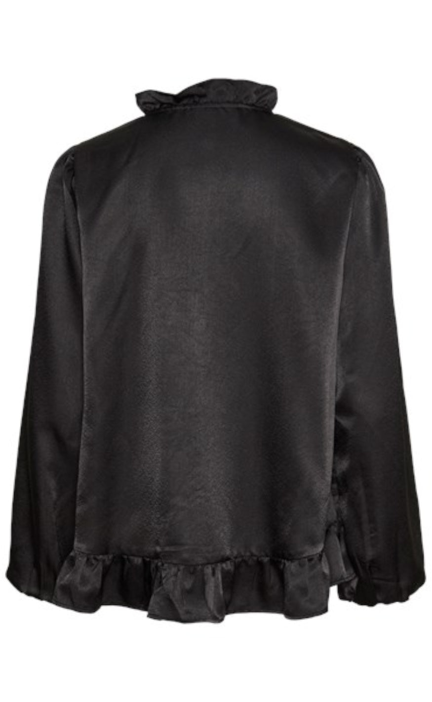 PIECES Top - Nessa - Black