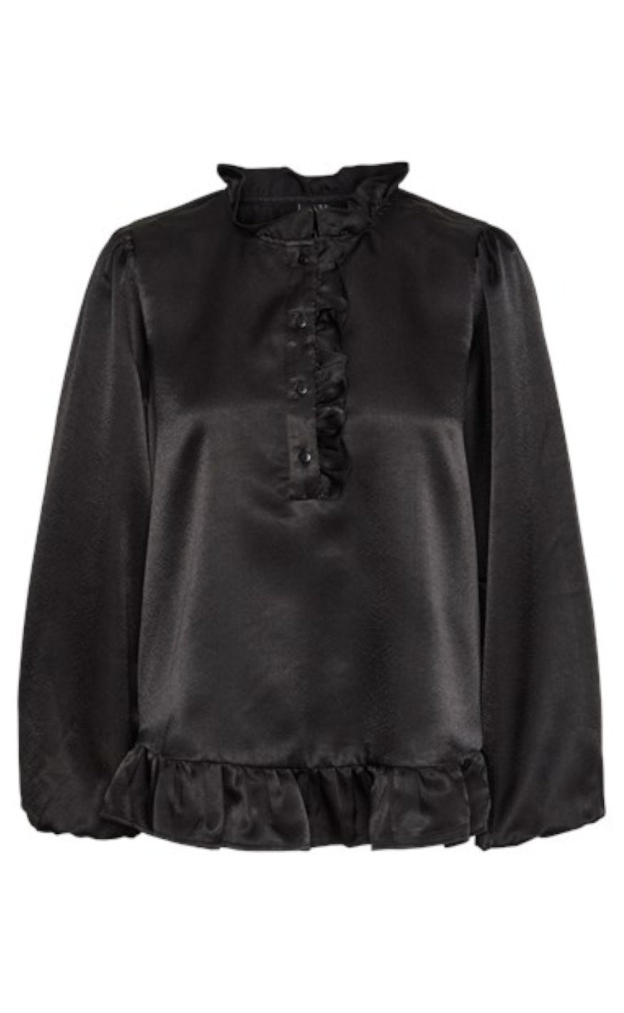 PIECES Top - Nessa - Black