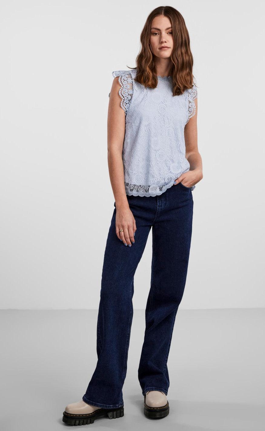 PIECES Top - Olline - Kentucky Blue