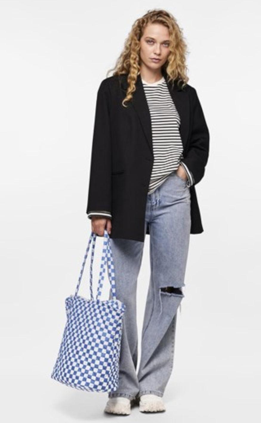 PIECES Top - Sadie - Black