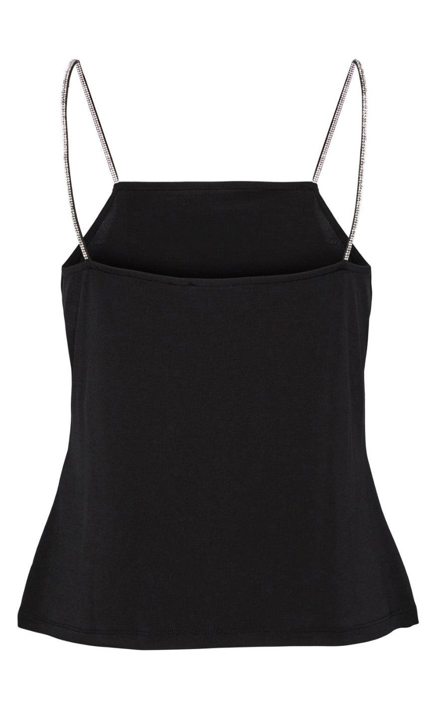 PIECES Top - Silje - Black
