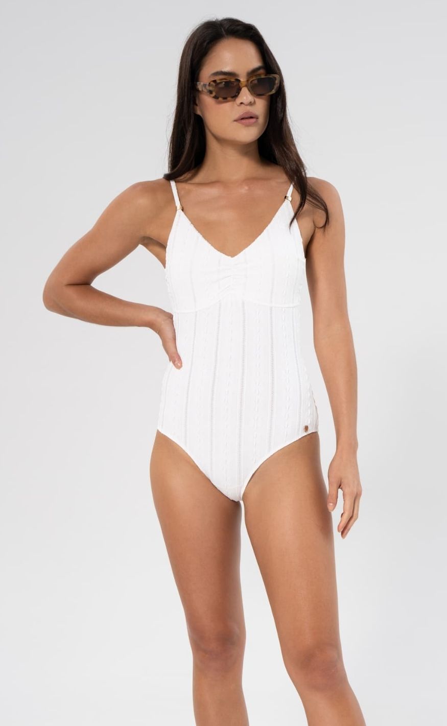 Panos Emporio Badedragt - Daisy MIlos - White