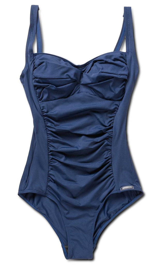 Panos Emporio Badedragt - Potenza Solid Recycled - Navy