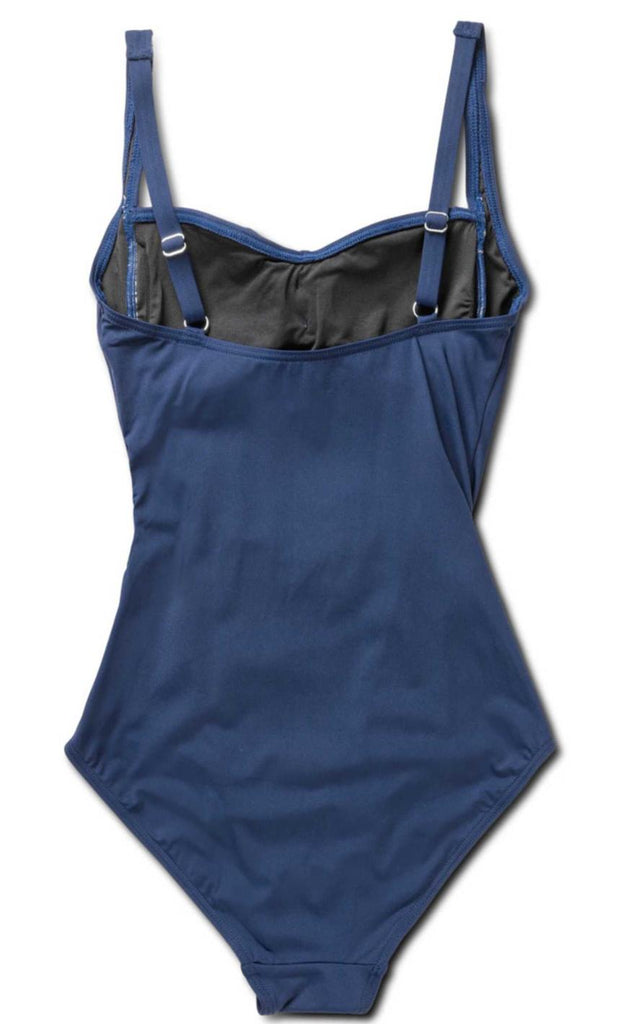 Panos Emporio Badedragt - Potenza Solid Recycled - Navy