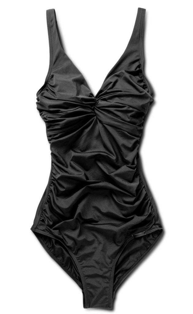 Panos Emporio Badedragt - Simi Solid Recycled - Black