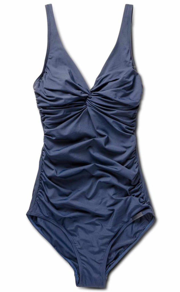 Panos Emporio Badedragt - Simi Solid Recycled - Navy