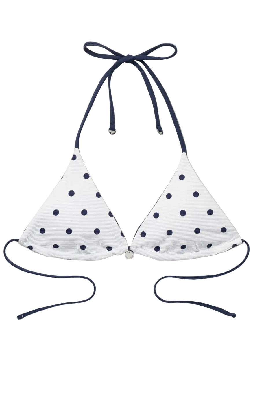 Panos Emporio Bikini Overdel/Top - Galathea - White/Navy Reversible