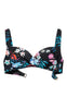 Panos Emporio Bikini Overdel/Top - Medea - Night Jungle Black