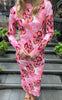 Say INA Copenhagen - Pernille Plisse Dress - Paradise Flowers