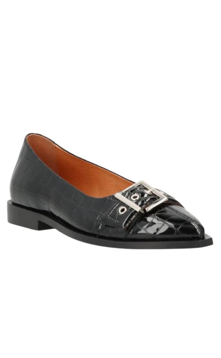 Phenumb Ballerina - Must - Black Leather Croco