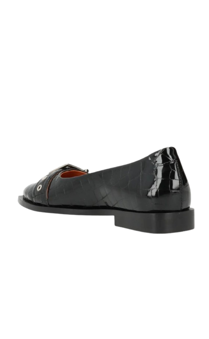 Phenumb Ballerina - Must - Black Leather Croco