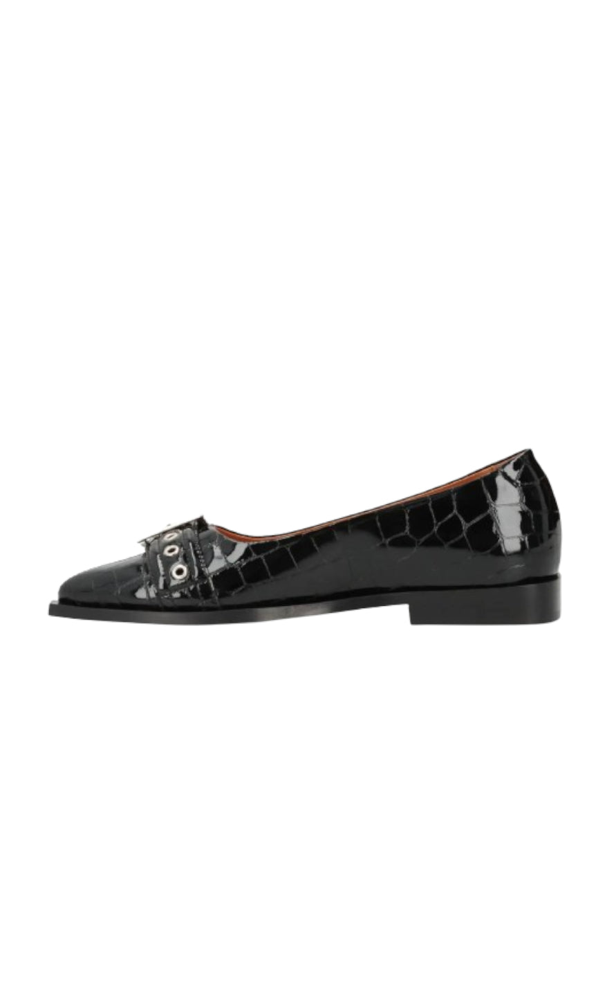 Phenumb Ballerina - Must - Black Leather Croco