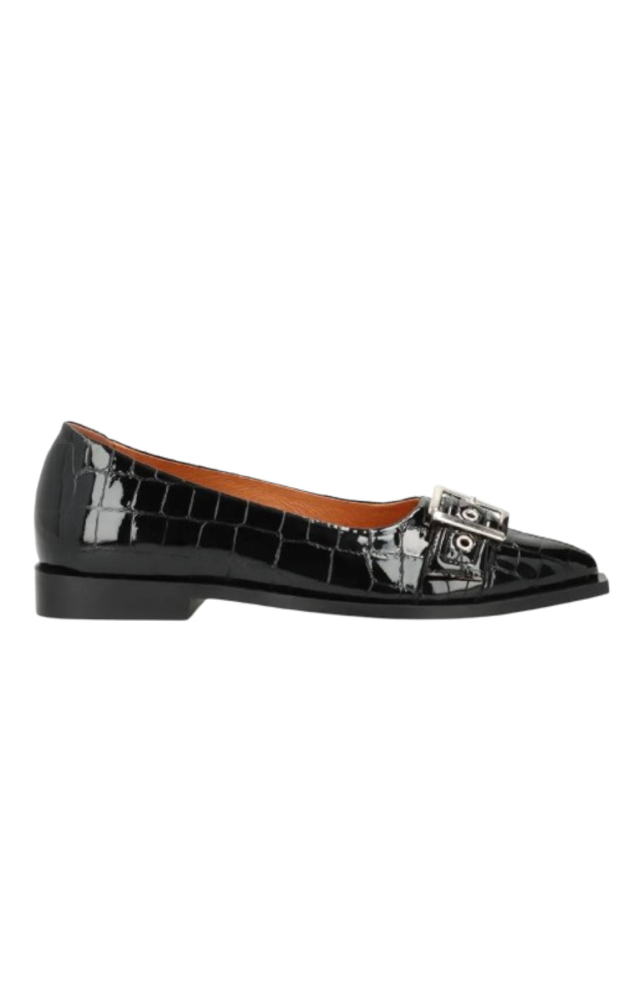 Phenumb Ballerina - Must - Black Leather Croco