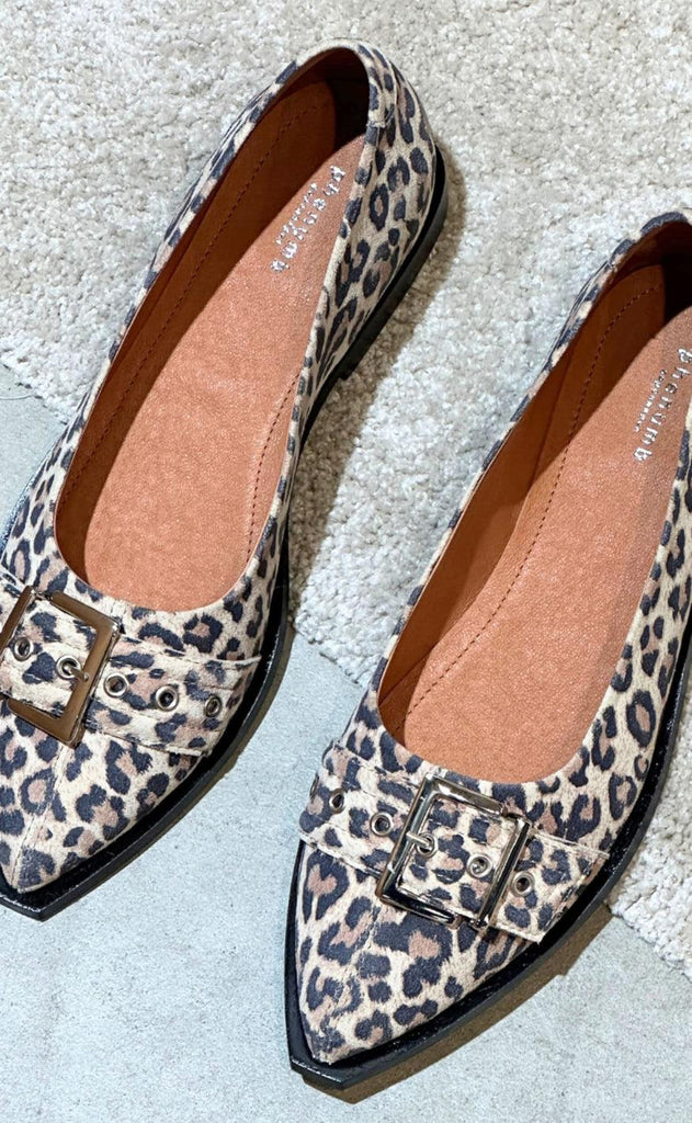 Phenumb Ballerina - Must S - Suede Leopard Brown