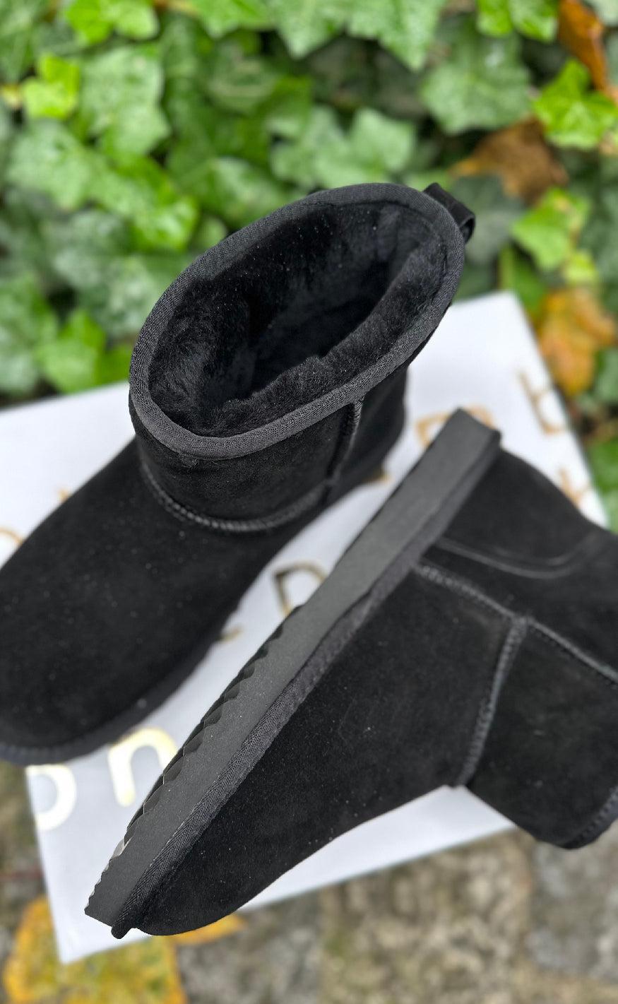 Phenumb Bamsesko - Dumble - Suede Warm Black