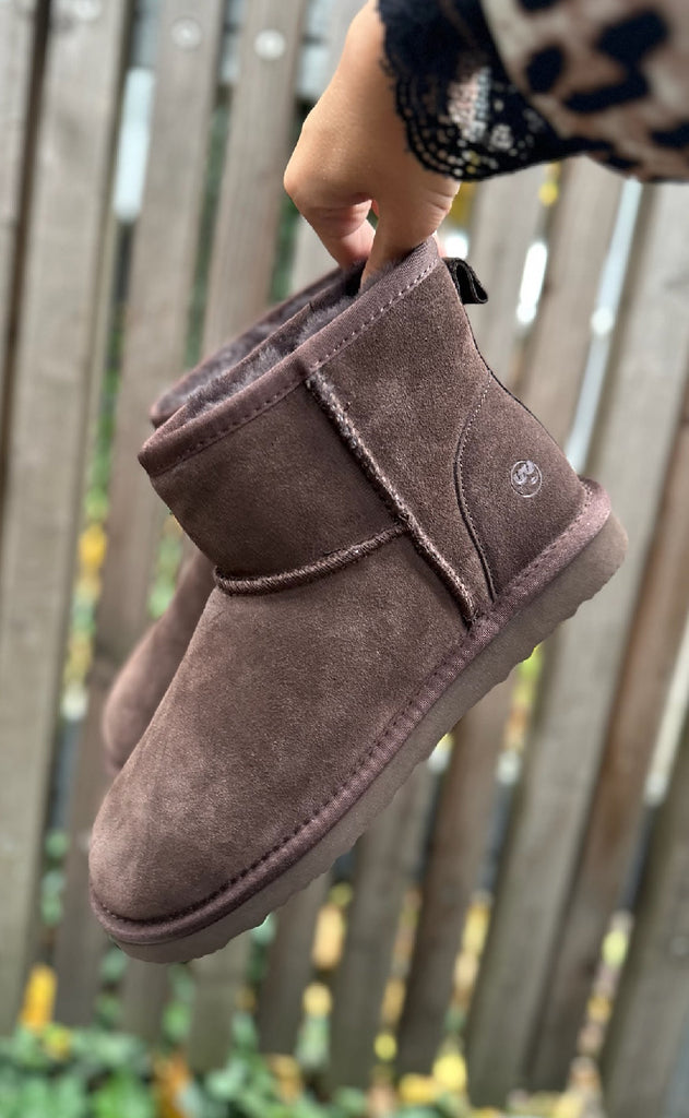 Phenumb Bamsesko - Dumble - Suede Warm Brown Chestnut