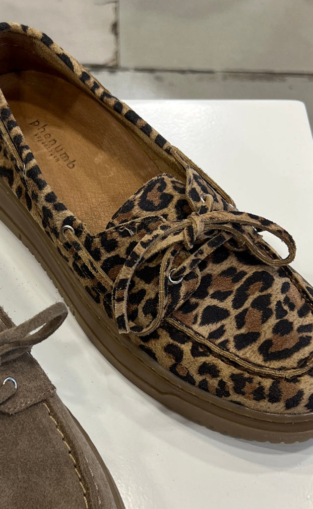 Phenumb Sko - Tide S - Suede Leopard