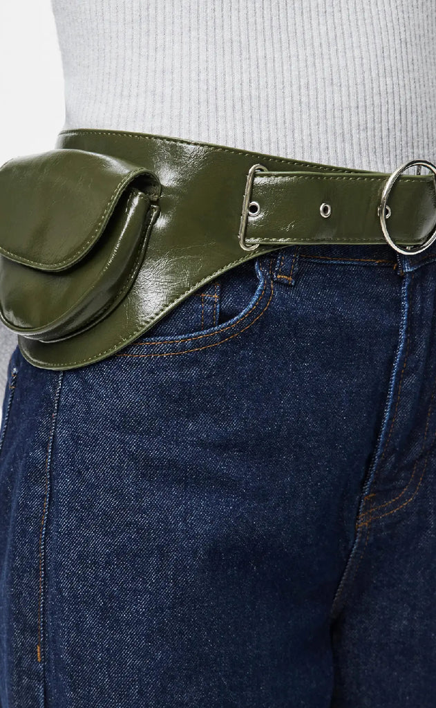 Pieces Bæltetaske - Nabine - Sphagnum