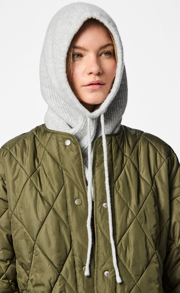 Pieces Balaclava - Filisa - Light Grey Melange