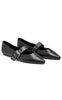 Pieces Ballerina - Saga Buckle - Black