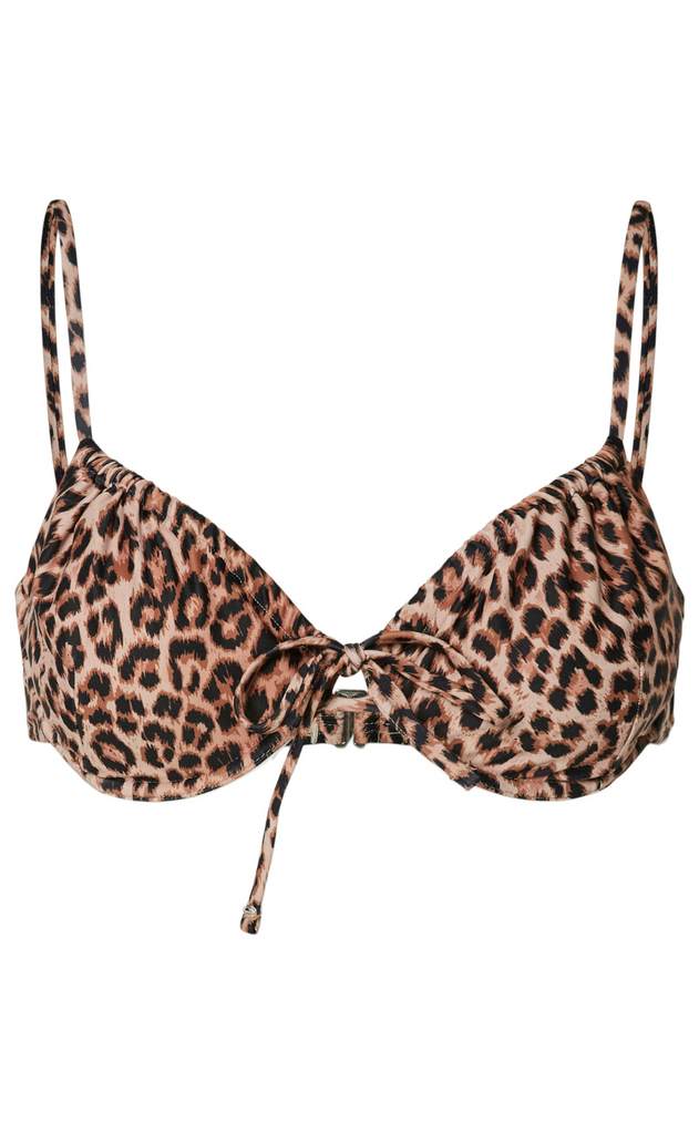 Pieces Bikini Overdel - Lippa - Black/Leo