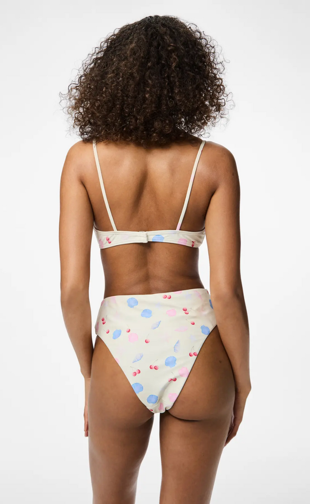 Pieces Bikini Overdel - Lippa - Cloud Dancer/Doodle