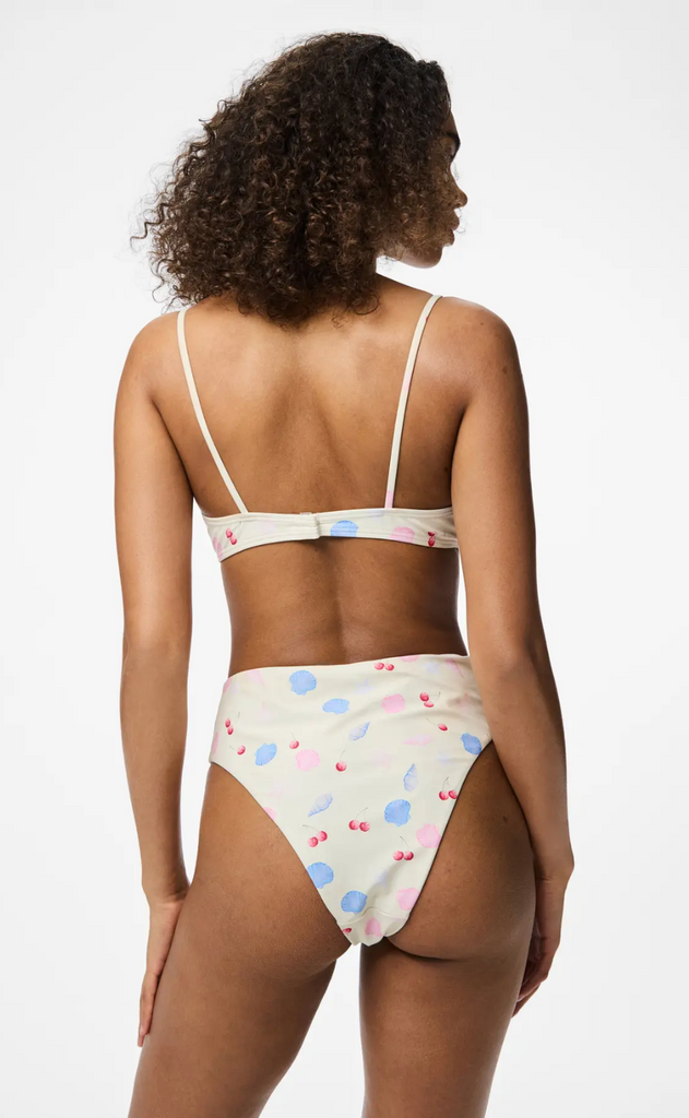 Pieces Bikini Underdel - Lippa - Cloud Dancer/Doodle