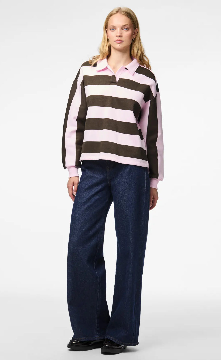 Pieces Bluse - Filucca Loose - Delicioso Pink Tulle