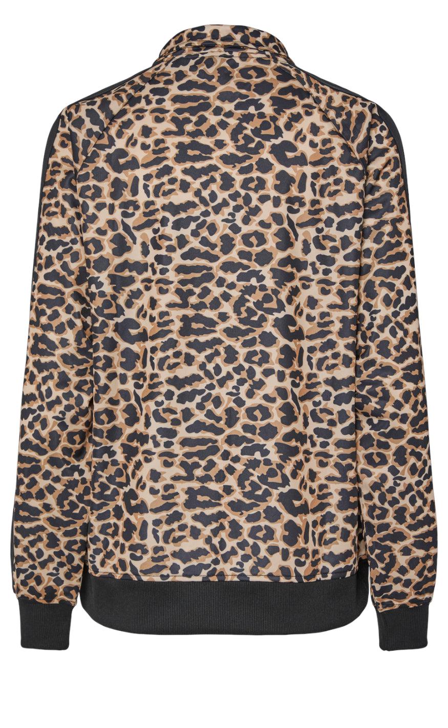 Pieces Bluse - Grace - Black Leo w. Black Stripe