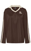 Pieces Bluse - Grace - Chicory Coffee/Birch