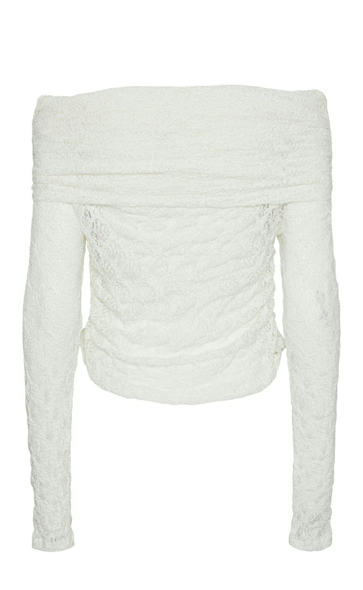 Pieces Bluse - Naya Off Shoulder Lace - Cloud Dancer