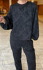 Pieces Bluse - Nethe O-Neck Tie - Black