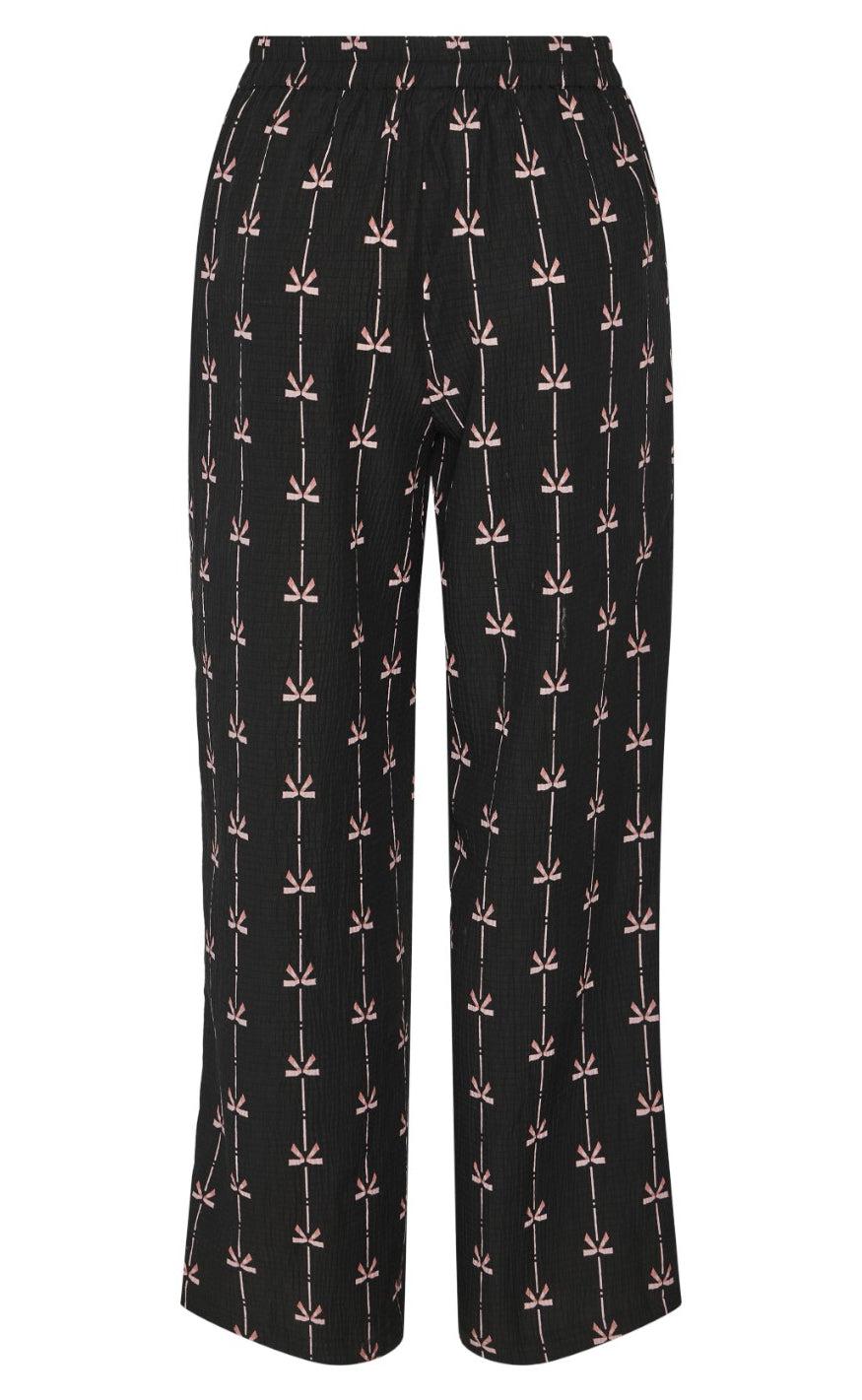 Pieces Bukser - Bow - Black Bows