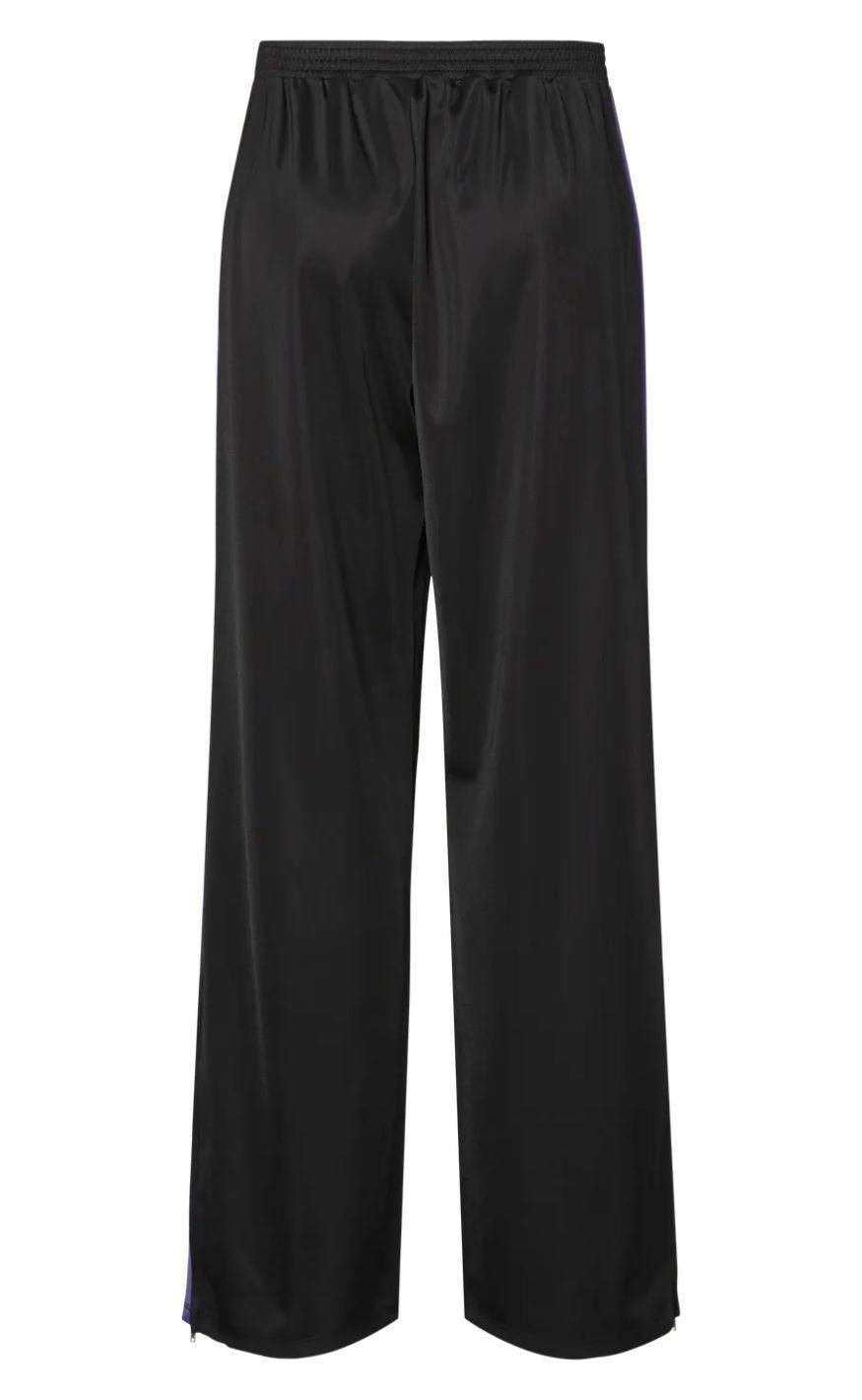 Pieces Bukser - Felicia - Black/Ultraviolet