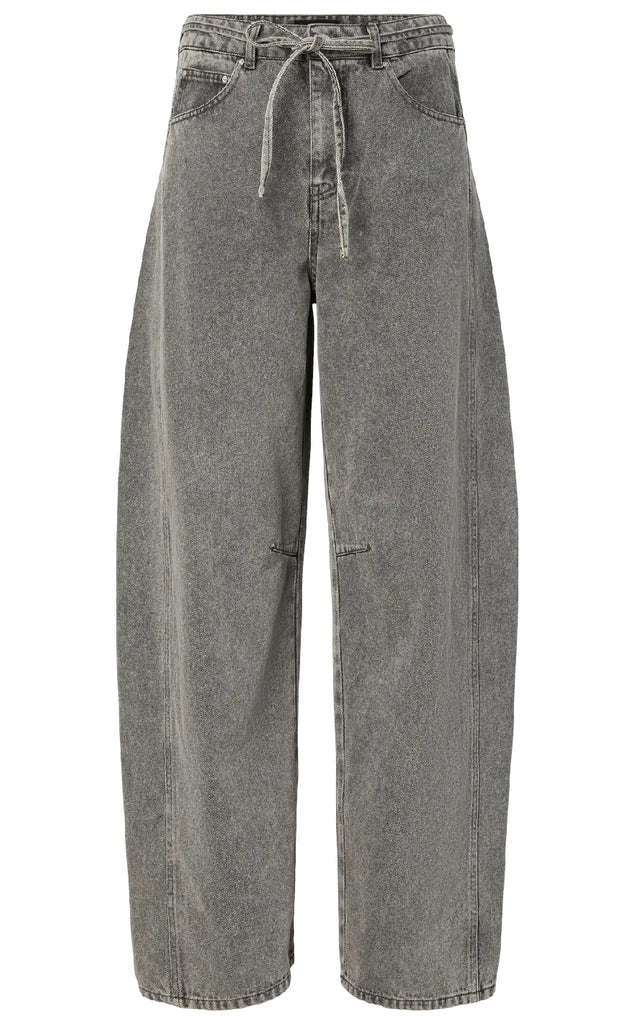 Pieces Bukser - Fenna - Grey Denim