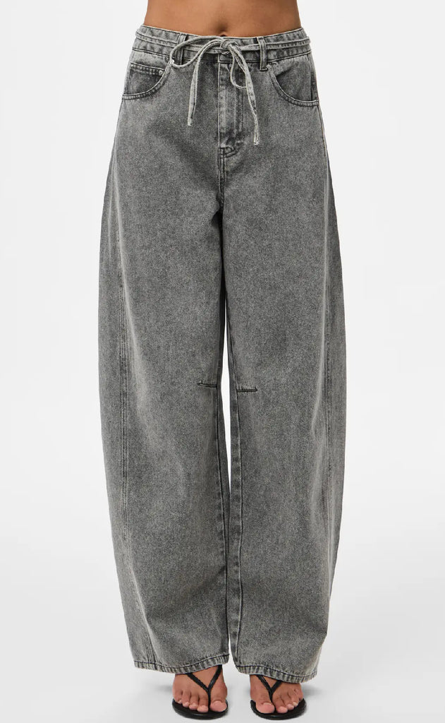 Pieces Bukser - Fenna - Grey Denim