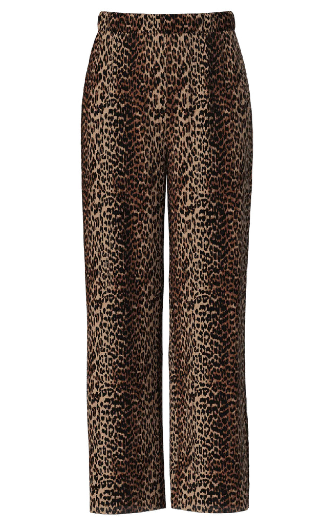Pieces Bukser - Flora - Black Leo