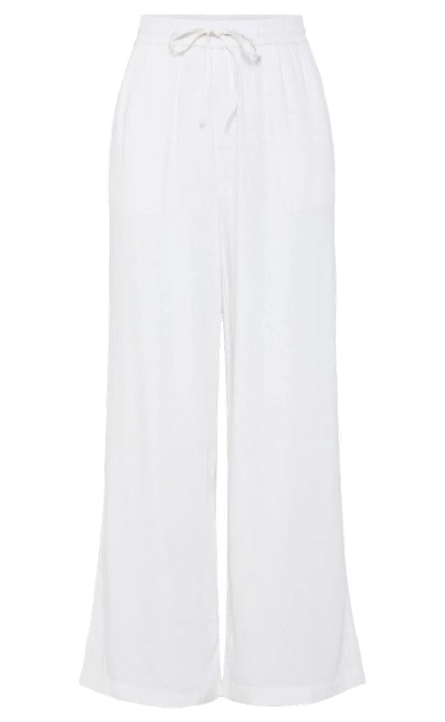 Pieces Bukser - Pia - Bright White