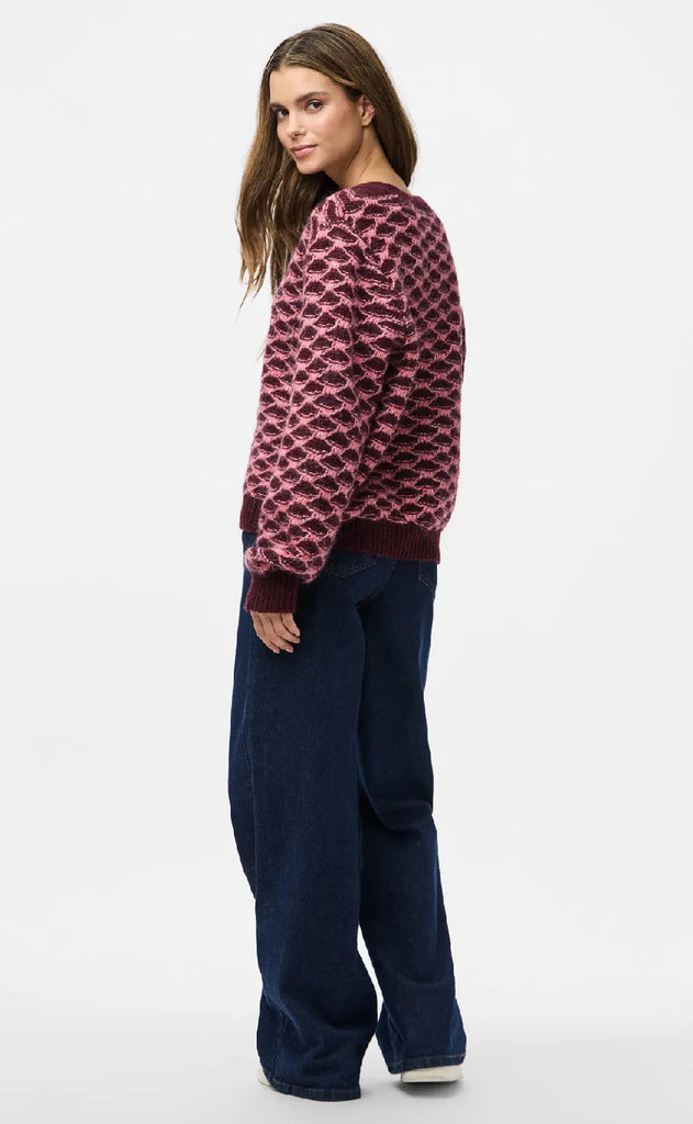 Pieces Cardigan - Jivana - Tawny Pot/Bubblegum