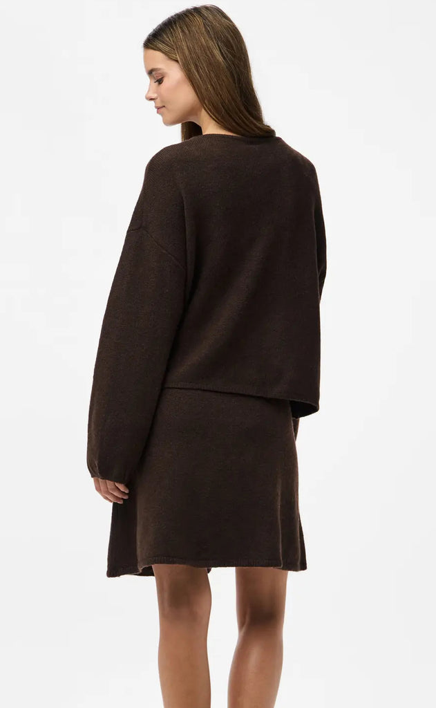 Pieces Cardigan - Junna - Hot Fudge