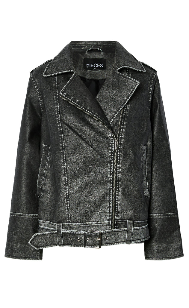 Pieces Jakke - Josie - Black Washed