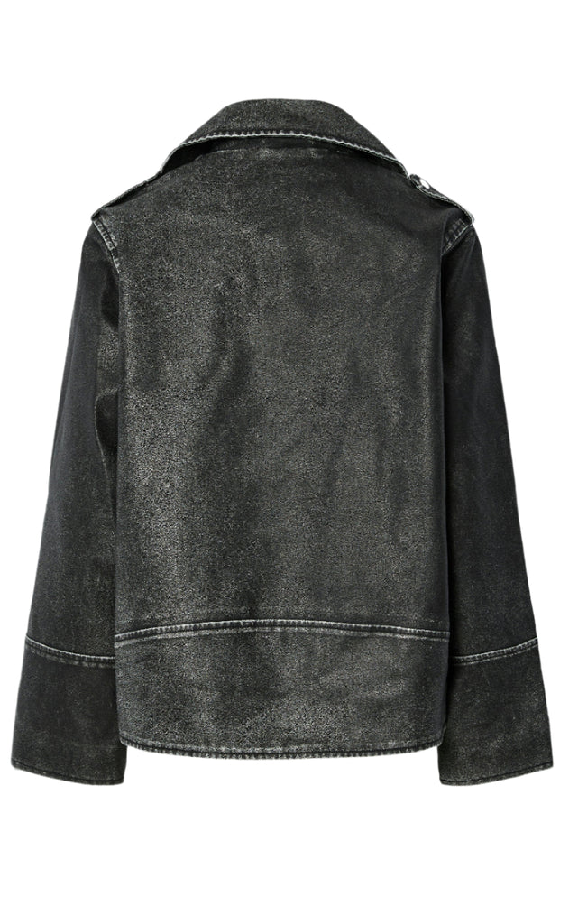 Pieces Jakke - Josie - Black Washed