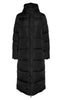 Pieces Jakke - Maddie Long Puffer - Black