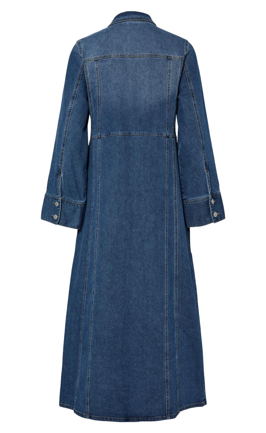 Pieces Kjole - Femma - Medium Blue Denim | Hurtig levering | Fashionbystrand, image size:875x1421