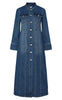 Pieces Kjole - Femma - Medium Blue Denim