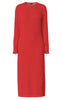 Pieces Kjole - Flora - Poppy Red